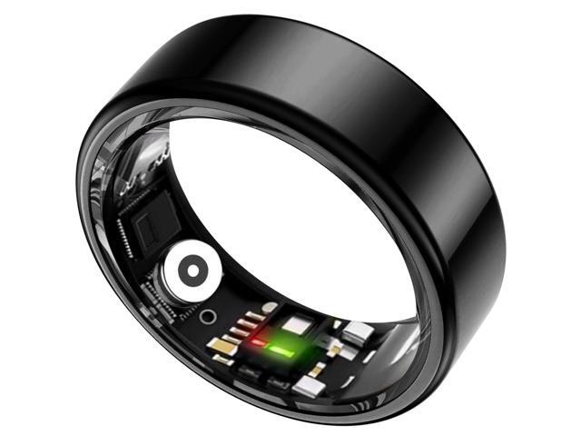 Smart Ring for Women & Men with Fitness Sleep & Heart Tracker No Subscription Fee,IP68 Waterproof,Tracks Heart Rate,HRV,Activity & Stress.5-Day...