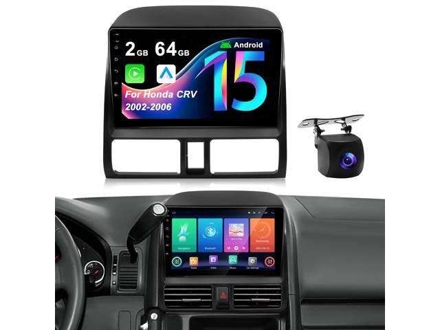 Car Radio Stereo for Honda CRV 2002-2006: Upgrade Android 15 64GB 9' 1280 * 720 Touchscreen Head Unit - Wireless CarPlay & Android Auto Bluetooth.