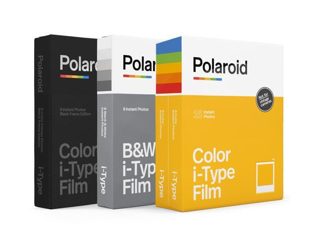 I-Type Film Variety Pack - I-Type Color, B & W, Black Frame (32 Photos) (6182)