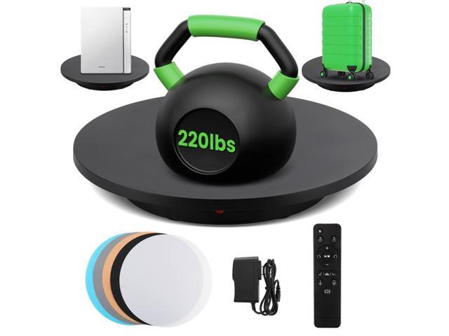 Photography Turntable 16.5inch/220lb with Remote Control Motorized Rotating Display Stand, 360 Degree Electric Turntable for Photo or Video, 3D...