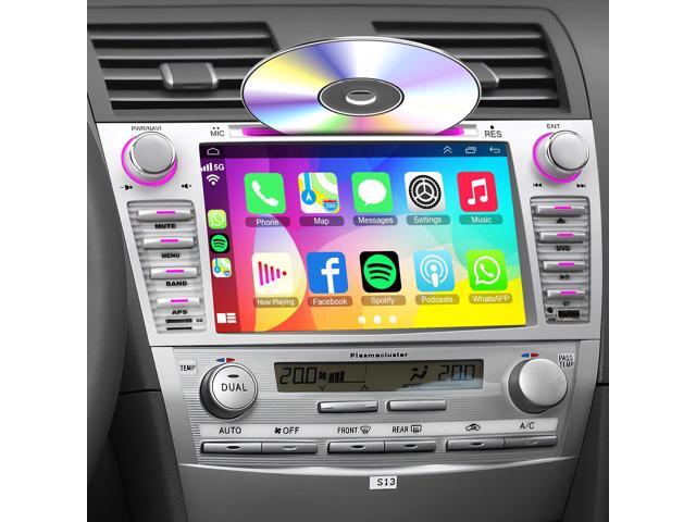 Car Stereo with DVD/CD for Toyota Camry 2006-2011 withou J-B-L Sound System, 8' IPS Touch Screen Car Radio with Wireless CarPlay/Android Auto,.