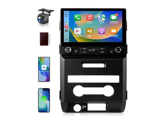 Car Stereo for Ford F150 2009 to 2012, 10.2 Inch Car Radio Upgrade for F-150 2010 2011 Manual A/C, Android 13 Touch Screen CarPlay/Android Auto.