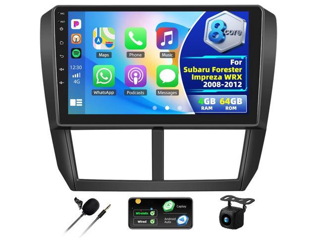 [8 Core 4+64G] Android 15 for Subaru Forester Impreza WRX 2008-2012 Car Stereo Wireless A-pple Carplay Android Auto,9' 1280 * 720 IPS Touchscreen...