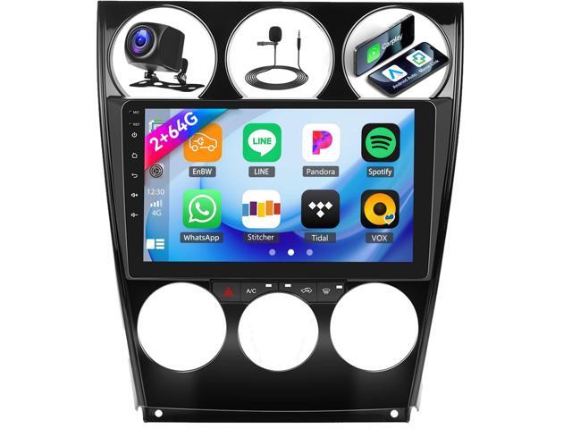 [2+64G] Car Stereo Radio for Mazda 6 Atenza 2002-2008 with Wireless Carplay & Android Auto,9 Inch Touch Screen Android 15 Car Radio with Bluetooth...