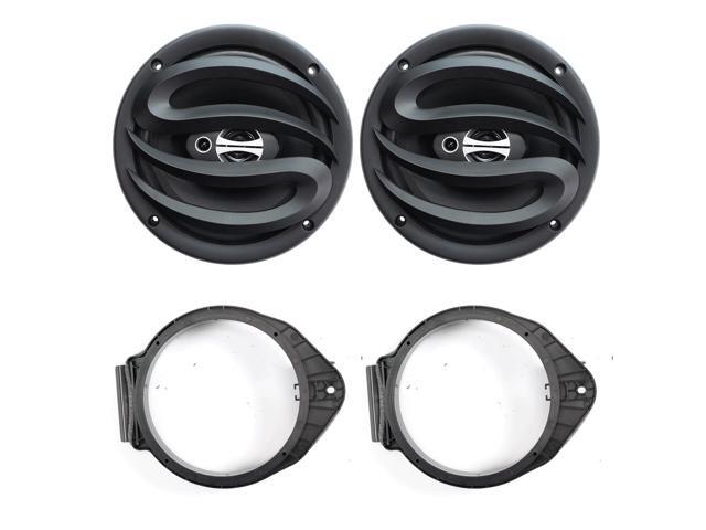 6.5' 3-Way Car Audio Door Speakers(Pair)for Chevrolet Silverado/Colorado/GMC Sierra/Canyon/Yukon 2014-2024,Max Power 350 Watts,with Adapters and...