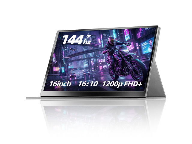 16' Portable Gaming Monitor 144Hz 1920x1200 IPS HDR USB-C Ultra-Smooth Gaming Monitor Low Blue Light & Flicker-Free Second Screen for Laptop...