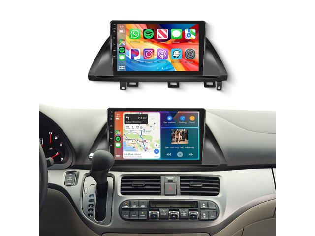 4G+64G Car Radio Stereo for Honda Odyssey 2005-2010 10.1inch IPS Touch Screen/Android 15/Wireless CarPlay/Android Auto/DSP 32 EQ/GPS...