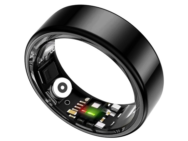 Smart Ring for Women & Men with Fitness Sleep & Heart Tracker No Subscription Fee,IP68 Waterproof,Tracks Heart Rate,HRV,Activity & Stress.5-Day...