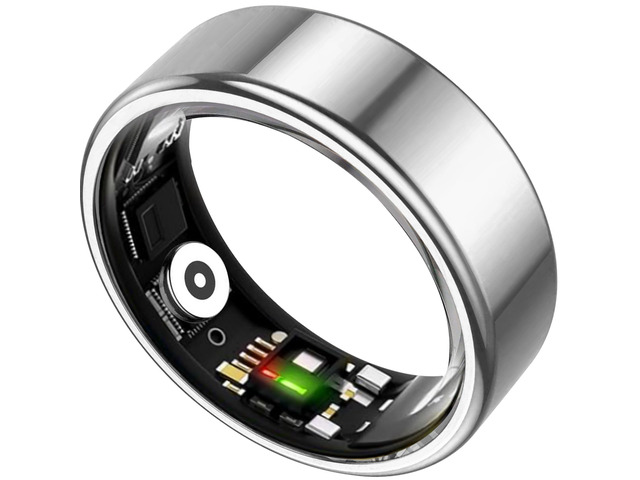 Smart Ring for Women & Men with Fitness Sleep & Heart Tracker No Subscription Fee,IP68 Waterproof,Tracks Heart Rate,HRV,Activity & Stress.5-Day...
