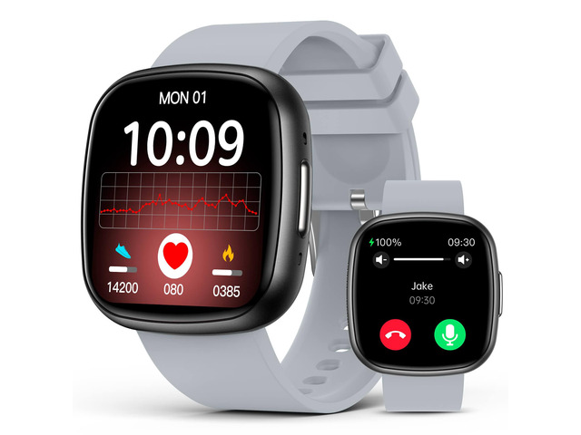 Smart Watch for Men Women, 24/7 Heart Rate HRV SpO2 Monitor, Sleep/Stress, 1.72' Super Retina HD Display, 135 Sport Modes Fitness Activity Tracker,...