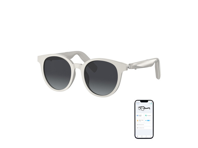 AI Glasses for Men & Women, Low Bridge Fit, Smart Sunglasses Powered by ChatGPT with 74-Language Translation, Bluetooth 5.4, 11H Music/9H Call,...