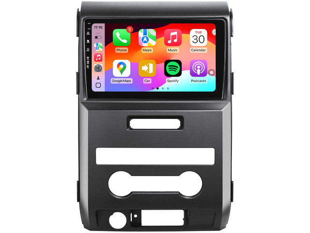 5G(WiFi6) Car Stereo for Ford F150 F-150 2009-2012 Android 13 with Wireless CarPlay Android Auto, 9 inch IPS Touchscreen Car Radio Player with...