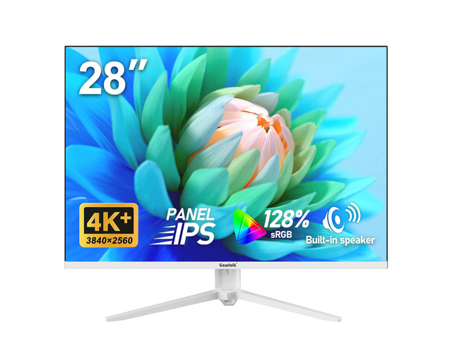 28 inch UHD 4K Computer Monitor, IPS Ultra HD (3840×2560p) Screen, 3:2, 1.07 Billion Colours, 128% sRGB, Built-in Speakers, 178° Wide Viewing Angle...