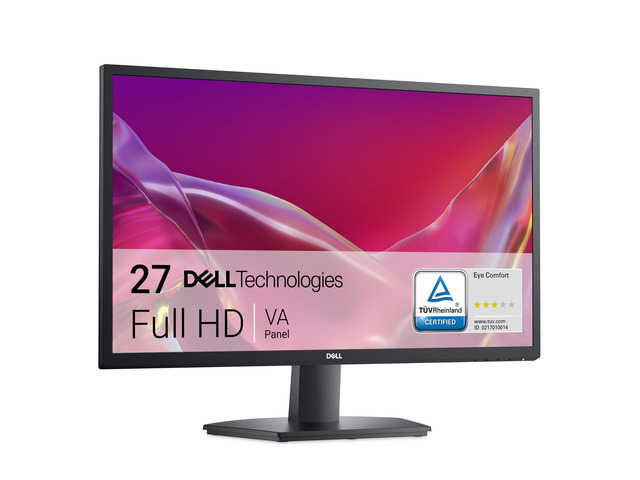 27 SE2725H Monitor - 27-Inch Full HD (1920x1080), VA Panel, Tilt Functionality, Certified by TÜV Rheinland for 3-Star Eye Comfort - Black