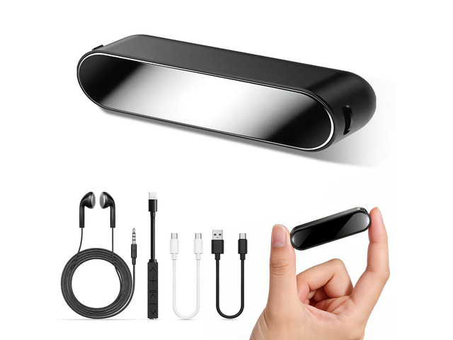 128G Magnetic Voice Activated Recorder,40 Days Continuous Recording Device,5000mAh Audio Recorder with AI-Intelligent Triple Noise Reduction,Voice...