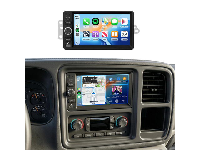 DSP 8CORE 4G+64G Radio for Chevy Silverado SSR Tahoe 2003-2006,GMC Siera Yukon 2003-2006,Hummer H2 2003-2007 Wireless Carplay Android...