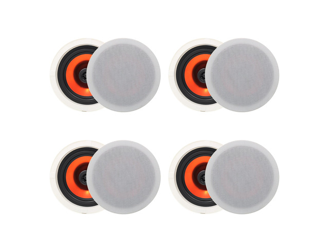 in Ceiling Speakers, 6.5 Inch 600 Watts Flush Mount Passive Wired for Kitchen,Living Room,Office(4 Speakers)