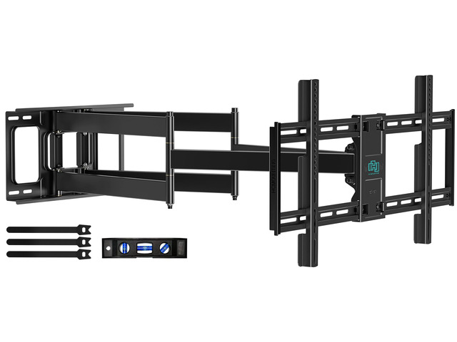 40.9 Long Arm Full Motion TV Wall Mount for 4295 Inch TVs up to 179 lbs, Pre-Assembled Heavy Duty Wall Mount TV Bracket with 6 Strong Articulating...