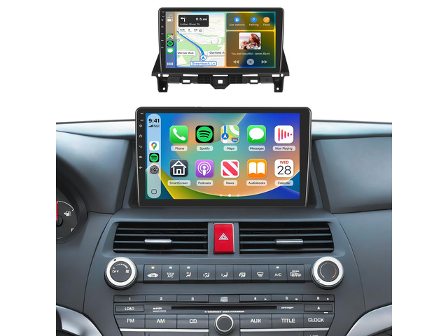 5G WiFi 2G+64G Car Radio for Honda Accord 8th 2008-2013 Stereo 9 inch HD IPS Touch Screen Android Head Unit Built-in DSP Wireless CarPlay Android...