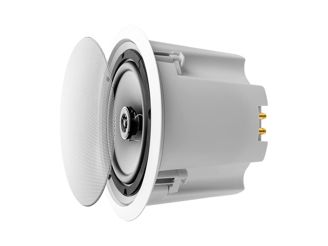 8' Ceiling Speaker w/Backcan 60W / Commercial 70V Tap, Single, ICE830ST