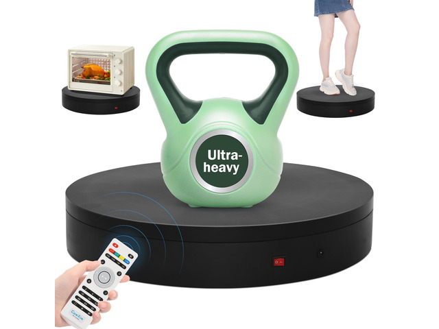 15.8In Remote Large Motorized electric turntable Rotating platform Photography Turntable Motorized lazy susan Base giratoria para for...