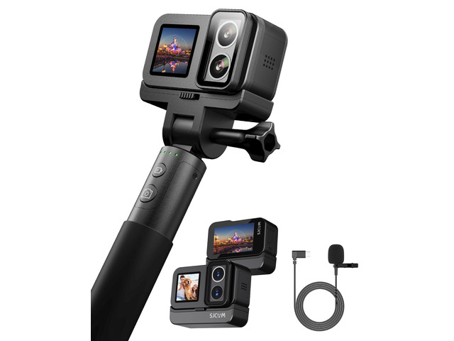 SJ20 Action Camera,MIC Ultra Night Vision & True 4K,8H Power,4K Dual Lens,154Â° Wide-Angle FOV,Low-Light Motion,Super Stabilization,8X Zoom,30M for...