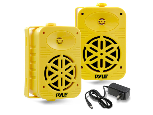 Usa Bluetooth Indoor Outdoor Speakers Pair-500Watt Dual Waterproof 5.25 2-Way Full Range Speaker System w/ 1/2High Compliance Polymer Tweeter-Home,...