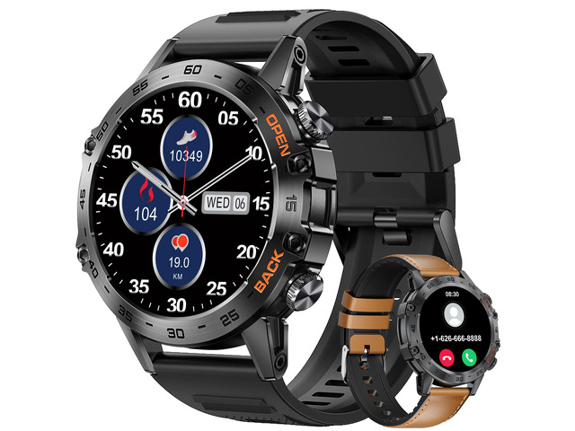 Military Smartwatches for Men,120 Sports Modes Smart Watches with Bluetooth Call (Answer/Dial Calls), 5ATM Waterproof Rugged Tactical Fitness...