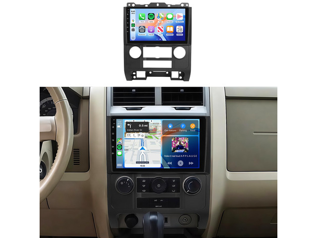 4G+64G Car Radio Stereo for Ford Escape Kuga Mazda Tribute 2007-2012, 9' IPS Touch Screen/Android 15/Wireless CarPlay/Android Auto/32...