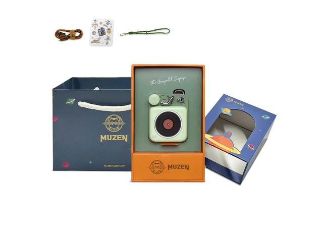 Mini Bluetooth Speaker, Button Small Cute Portable Metal Retro Wireless Speaker with Loud Volume Great Sound and Portable Lanyard & Gift Bag for...