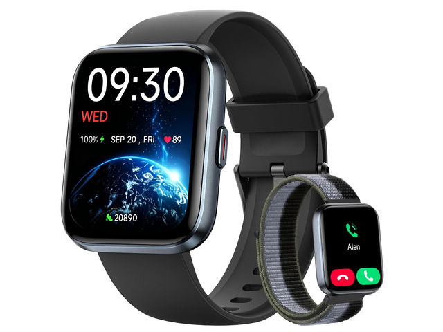 Smart Watch for Women, Answer/Make Calls, Alexa Built-in, 1.85' Touch Screen Fitness Tracker for Android & iPhone, Heart Rate/Sleep/SpO2 Monitor...