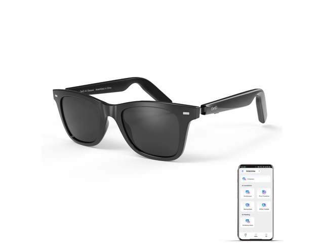 2026 AI Glasses for Men & Women, Smart Glasses Powered by ChatGPT, AI Real-time Translation with 145 Languages, 11H Music Play, Bluetooth...