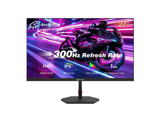27 inch 300Hz 240Hz Gaming Monitor, FHD 1080p, 1ms, PC Monitor Gaming, IPS, Adaptive sync, PC Computer Monitor, sRGB 125%, Ultra Slim, DP x2, HDMI...