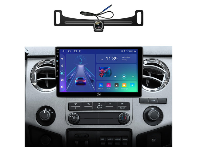 10' QLED Android 13 Car Stereo for Ford F150 2004-2008, F250 F350 2008-2016 Radio Upgrade Wireless CarPlay Android Auto Radio, Touchscreen, 5G...