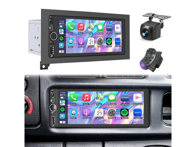 Plug & Play Car Stereo for Dodge Ram 1994-2001 /Dakota1987-2000 /Caravan 1984-2000 / Pickup D150 D250 D350 1984-1993/Town & Country 1990-2000/Grand...