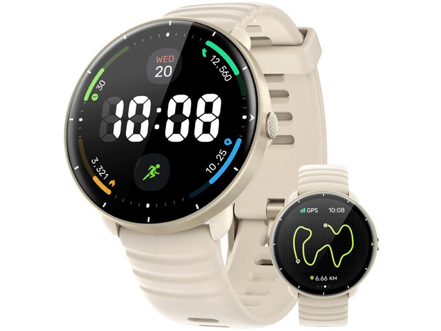 Smart Watch for Swimming, 5ATM Waterproof Watch for Pool & Open Water, AI Swim Analysis, Built-in GPS & Compass, AMOLED Fitness Tracker 100+ Sport...