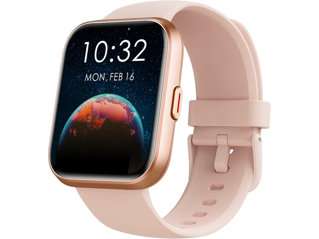 Smart Watch for Women Android & iPhone, Alexa Built-in, 1.8' Touch Screen Fitness Tracker with Answer/Make Calls, 3ATM Waterproof Heart...