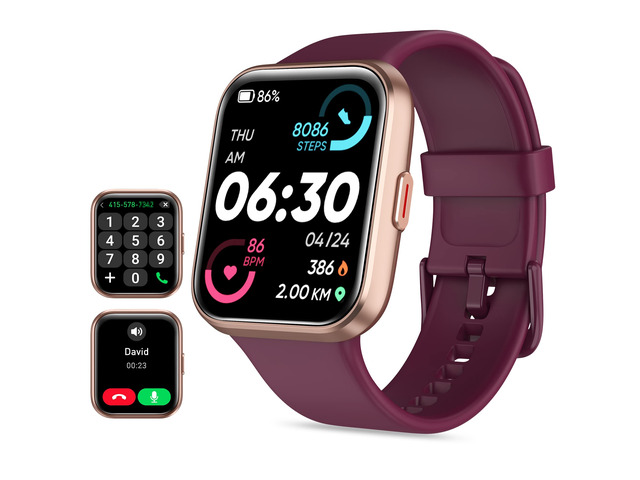 Smart Watch for Men Women(Call Receive/Dial), Alexa Built-in, 1.7' Touch Screen Fitness Tracker with Heart Rate Sleep Tracking, 60 Sports Modes,...