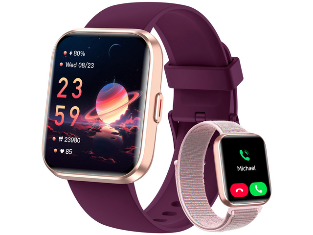 Smart Watches for Women for Android & iPhone, Alexa Built-in, 1.8' Touch Screen Smartwatch with Heart Rate/SpO2/Sleep/Stress Monitor, IP68...