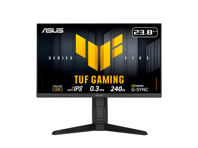 TUF Gaming Series 5 23.8 1080P Monitor (VG249QML5A) - Fast-IPS, 240Hz, 0.3ms, G-SYNC Compatible, FreeSync Premium, 99% sRGB, Height Adjustable,...
