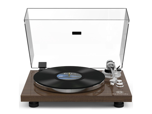Turntable Record Player Wireless Output Vinyl Players Aluminium Platter Carbon Fiber Tonearm Belt-Drive LP 33 45 RPM Phono Audio AT-3600L MM...