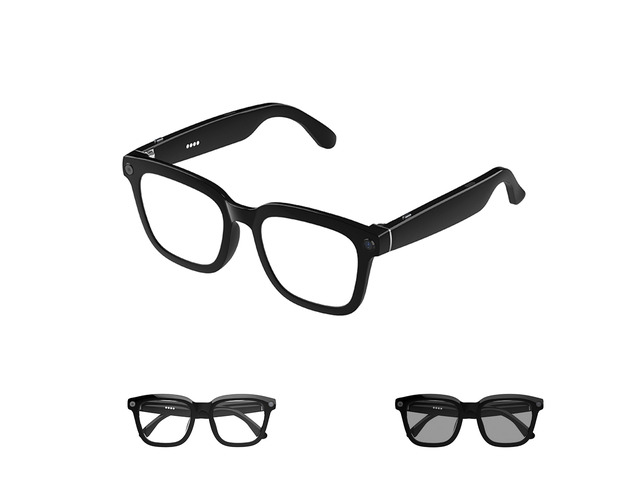 Ai Smart Glasses with Camera and Bluetooth - 4K HD Video Recording, Real-Time Translation, with Color-Changing Lenses for Travel, Sports, Outdoor Use
