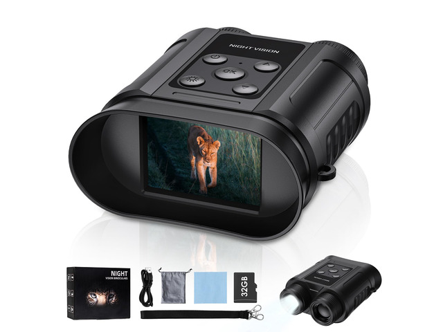 Gifts for Men and Teen Boys,Night Vision Goggles,Night Vision Binoculars,32GB Card Included, Photo/Video Capture,Outdoor Tools for Education,...