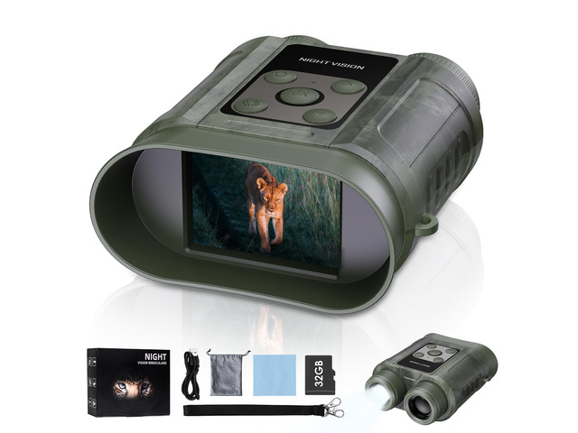 Gifts for Men and Teen Boys,Night Vision Goggles,Night Vision Binoculars,32GB Card Included, Photo/Video Capture,Outdoor Tools for Education,...