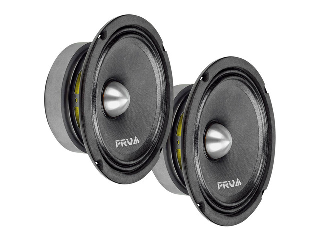 6.5 Inch Midrange Bullet Speaker Pair 6MR400-4 Bullet, 4 Ohm 400 Watts High Performance Car Audio Loudspeaker High Output Sound (2 Speakers)