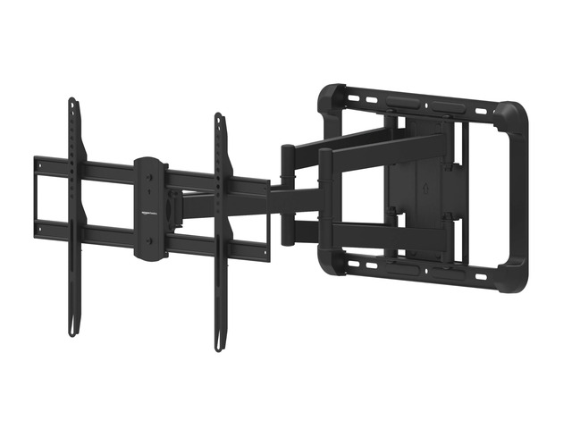 Heavy Duty Extension Dual Arm, Full Motion Articulating TV Mount with Tilt and Swivel for 37' to 80' TVs up to 132 lbs, VESA Compatible, Fits LED...