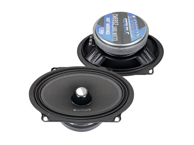 Cobalt CM6852 High Efficiency 5x7 / 6x8 Mid-Range Bullet Loudspeakers, 1000W Max Power, 250W RMS, 2 Ohm, 1.5' Voice Coil - Pro Car Audio Stereo,...