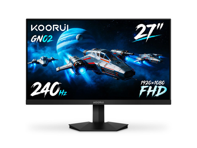 27' FHD 1080p Gaming Monitor 240Hz 1ms, FreeSync Premium, G-SYNC Compatible, 95% DCI-P3, DisplayPort 1.4, HDMI 2.0, VESA Mount, Tilt Adjustable,...
