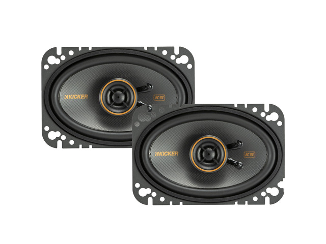 51KSC4604 KS-Series 4x6 Coaxial Speakers with.5' tweeters, 4-Ohm, Pair