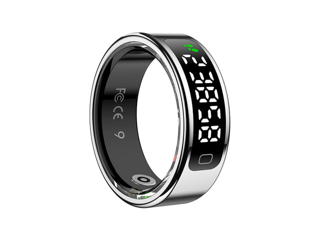 Smart Ring for Women for Men,Fitness Tracker Ring with Monitors Heart Rate,Blood Oxygen,Sleep,Stress and 60 Health Metrics(Sliver, 10)